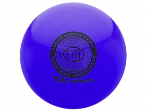 Мяч для художественной гимнастики, диам. 15 см, синиий TA sports