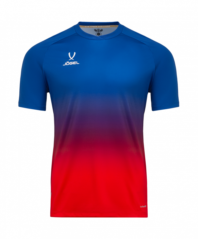 Футболка тренировочная JOGEL NATIONAL PerFormDRY Pre-Match Tee, сине-красный, размер XL ЦБ-00003542