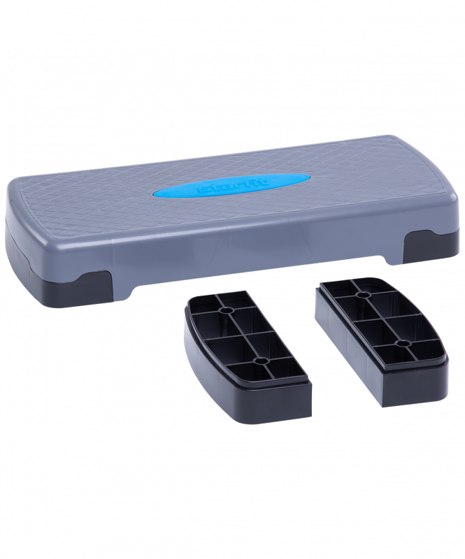 Степ-платформа фиксирующаяся SP-103 67.5х28.5х15 см, 2-х уровневая, Starfit УТ-00019258