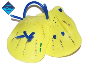 Лопатки для плавания размер S SWIM TEAM S-HS-S (Жёлтый)