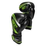 Перчатки боксерские TEK7 черно-зеленый Green Hill BGT-2279 16oz