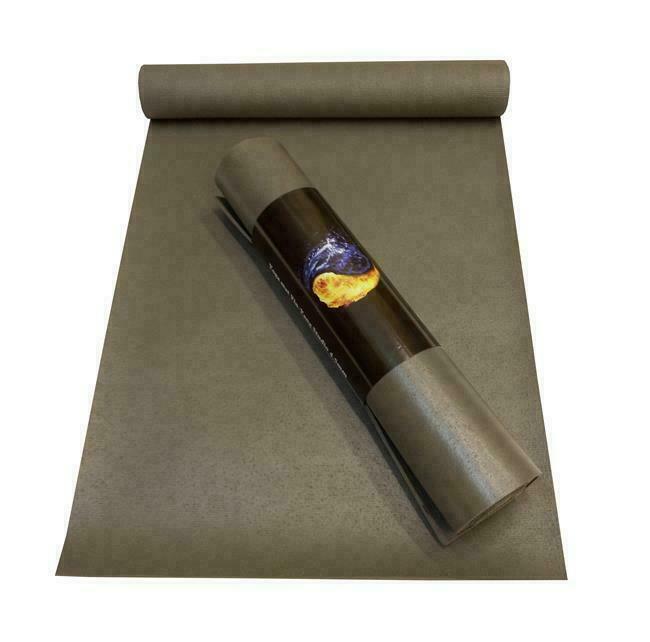 Коврик для йоги Yin-Yang Studio RamaYoga серый, 173x60x0.3 см, 1 кг