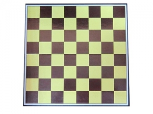 Доска картонная для игры в шахматы, шашки. Размер 30х30 см. (Q220)