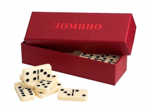 Домино в картонной коробке 5010Z (Красный)