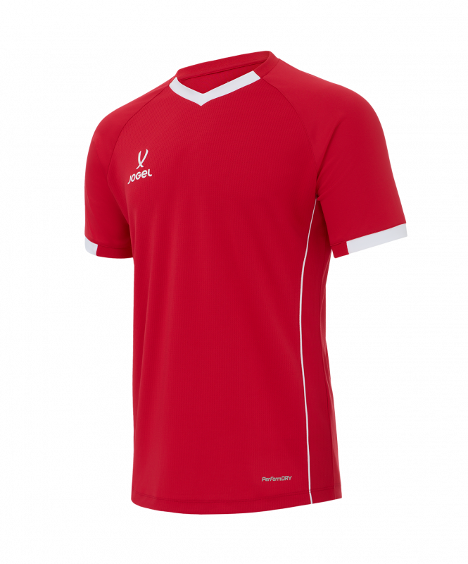 Футболка игровая JOGEL DIVISION PerFormDRY Prisma Jersey, красный, детский, размер YM ЦБ-00008057