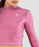 Женская футболка с длинным рукавом Majesty  pale violet FA-WL-0201-PVL, бледно-лиловый, FIFTY