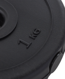 Диск пластиковый BB-203 d=26 мм, черный, 1 кг, BASEFIT УТ-00019752