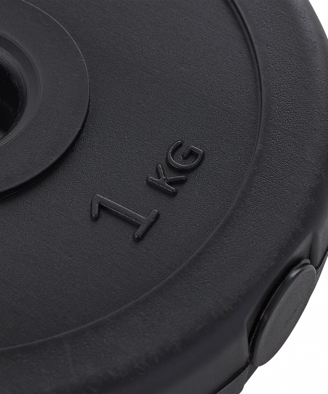 Диск пластиковый BB-203 d=26 мм, черный, 1 кг, BASEFIT УТ-00019752