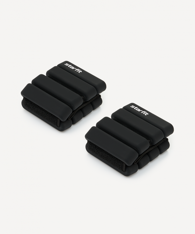 Утяжелители силиконовые WT-601, 1 кг, черный, Starfit ЦБ-00004440
