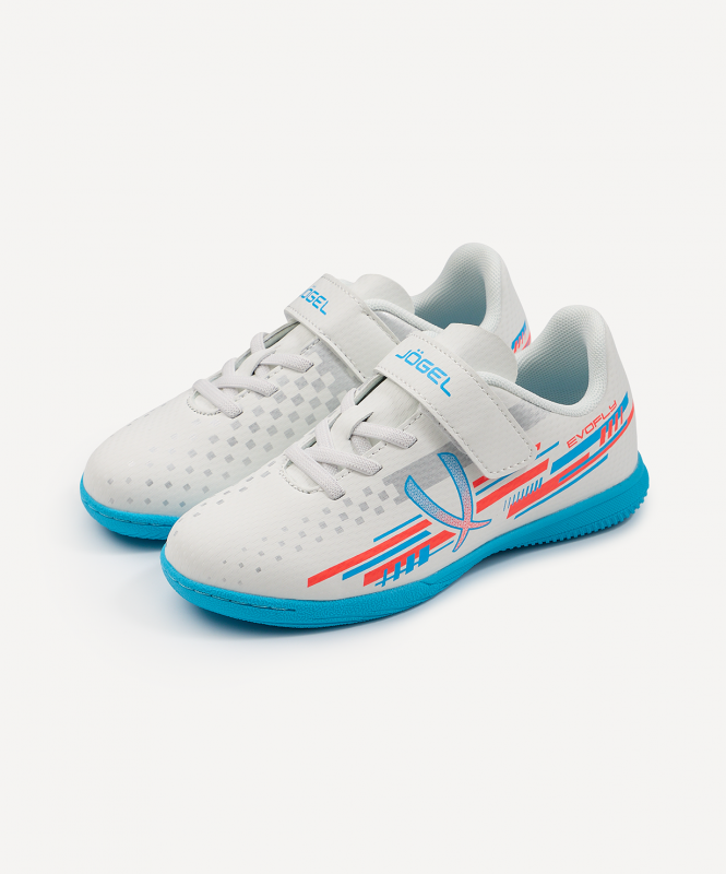 Бутсы зальные Evofly IN Talant White/blue, детский, размер 31, Jögel ЦБ-00004204