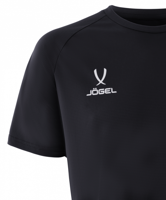 Футболка тренировочная JOGEL CAMP Traning Tee, черный, детский, размер XS ЦБ-00000354