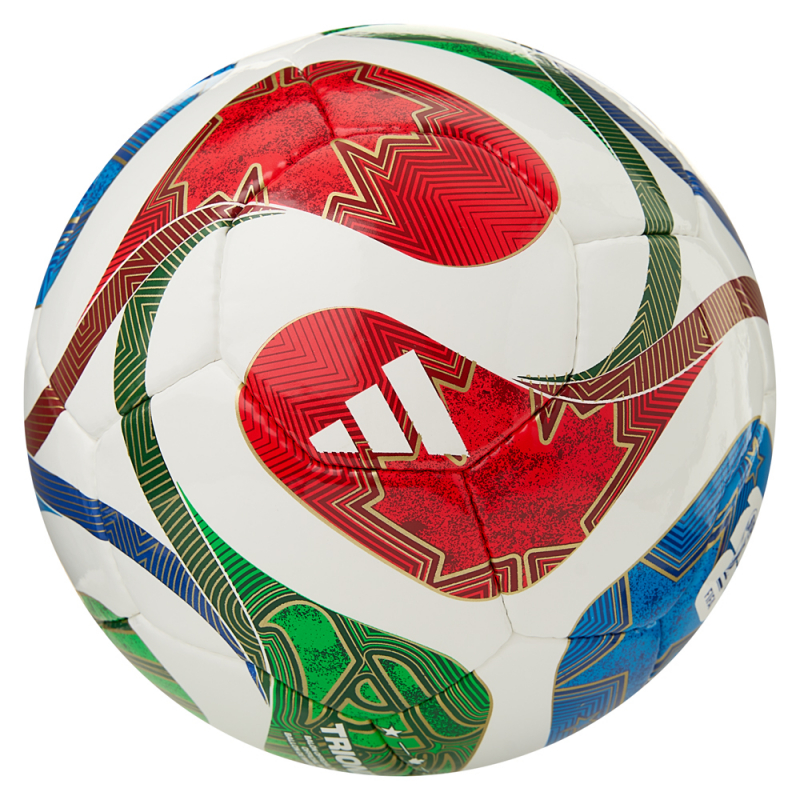 Мяч футзал. ADIDAS WC26 Trionda PRO Sala, JD8033, размер 4, FIFA Quality Pro, 18 пан, ПУ, руч.сш, мульт