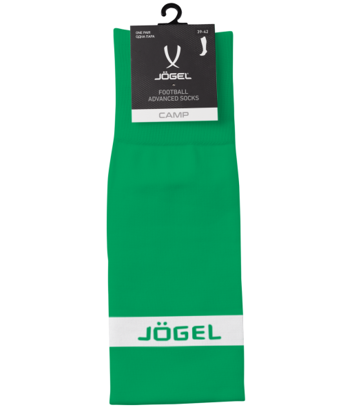 Гетры футбольные CAMP ADVANCED SOCKS, зеленый/белый, Jögel