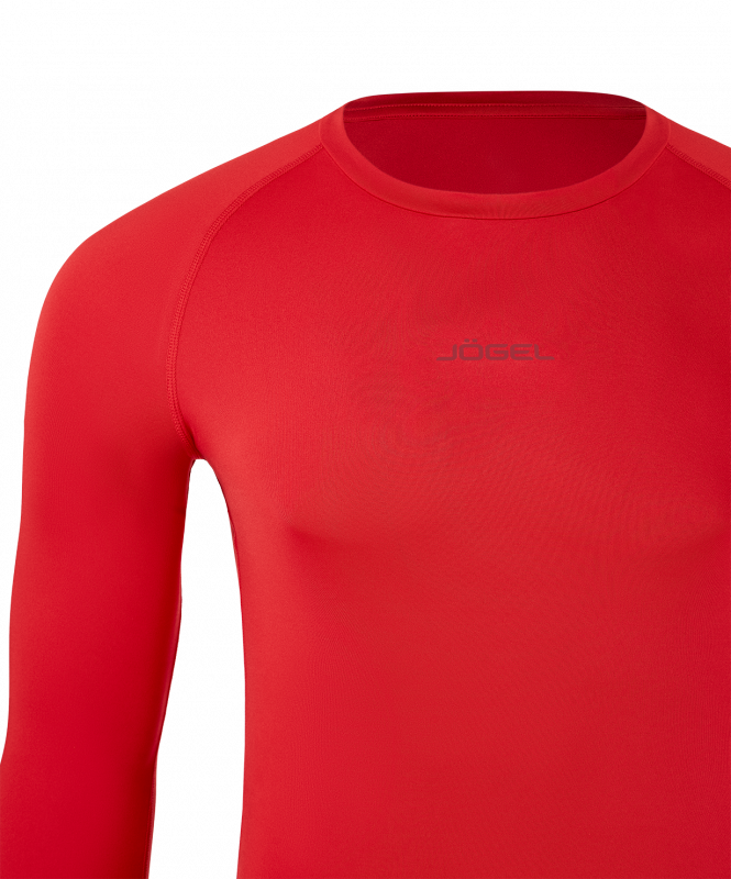Футболка компрессионная с длинным рукавом JOGEL CAMP PerFormDRY Baselayer LS Tee, красный, размер M ЦБ-00004013