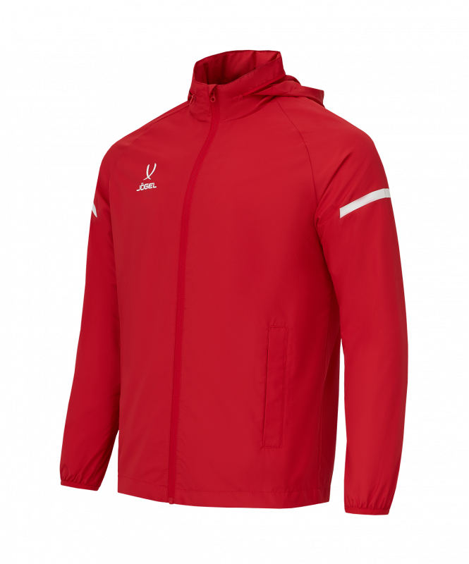 Куртка ветрозащитная CAMP 2 Rain Jacket, красный, детский, размер YM, Jögel ЦБ-00005426