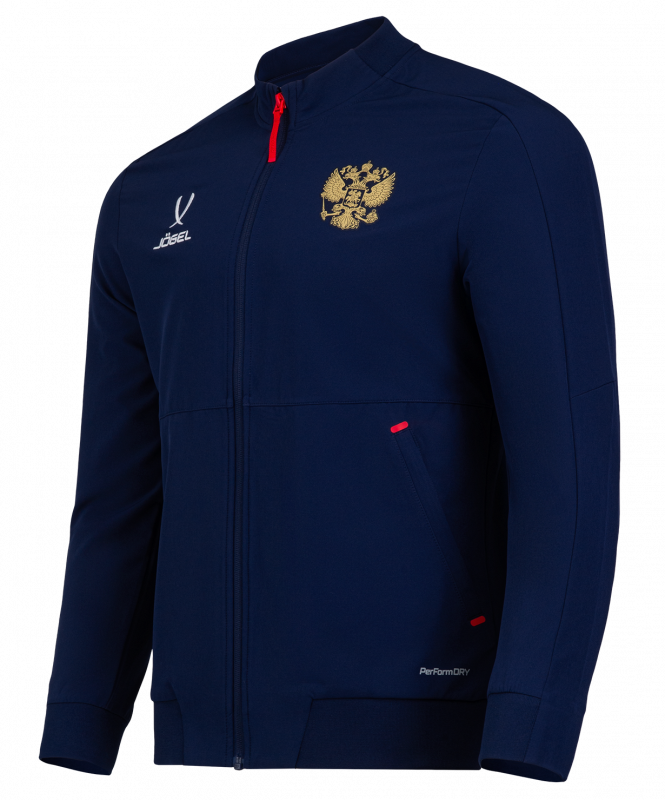 Куртка спортивная JÖGEL NATIONAL PerFormDRY Woven Jacket, темно-синий, размер XXL ЦБ-00003122