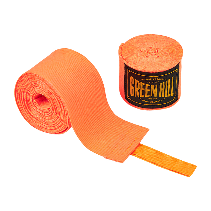 боксерские бинты Flexfit оранжевый Green Hill THBHW-09 3 м