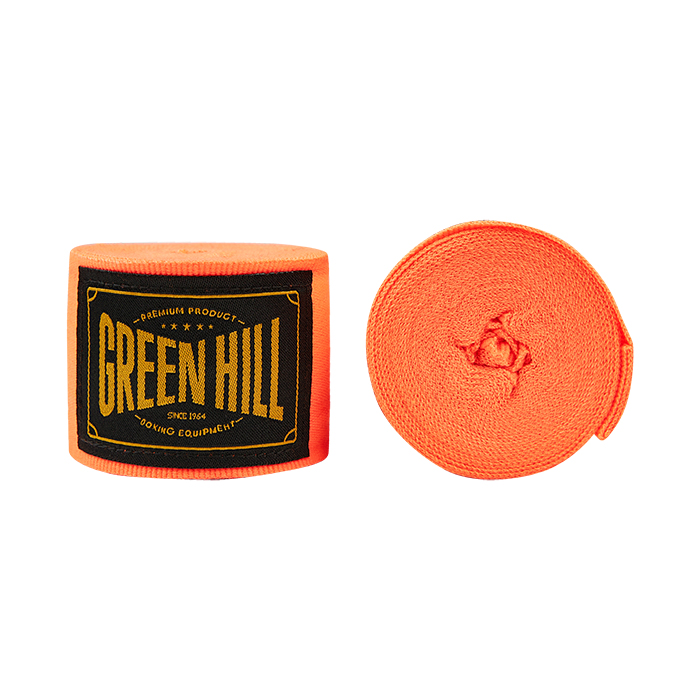 боксерские бинты Flexfit оранжевый Green Hill THBHW-09 3 м
