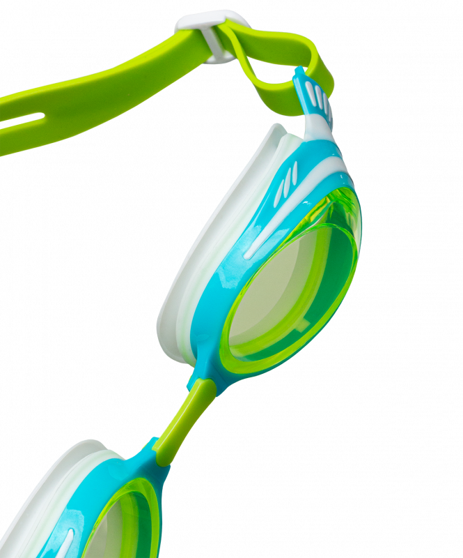 Очки для плавания 25DEGREES Poseidon Blue/Lime, детский, размер Б/Р ЦБ-00002890