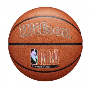 Мяч баск. WILSON NBA Forge Plus, WZ2016801XB7, размер 7, PU, бутиловая камера, коричневый