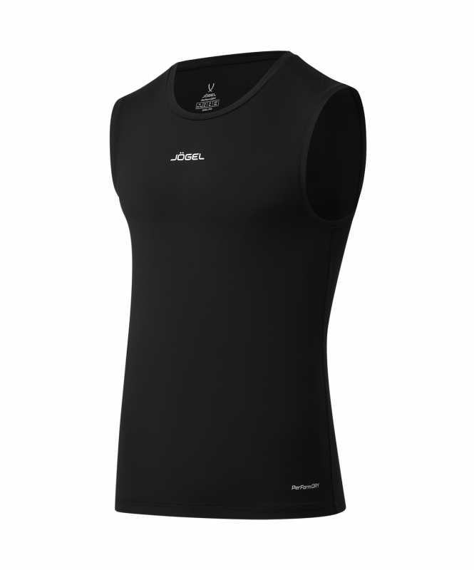 Майка компрессионная CAMP PerFormDRY Baselayer SL Tee, черный, размер XXL, JÖGEL ЦБ-00004266