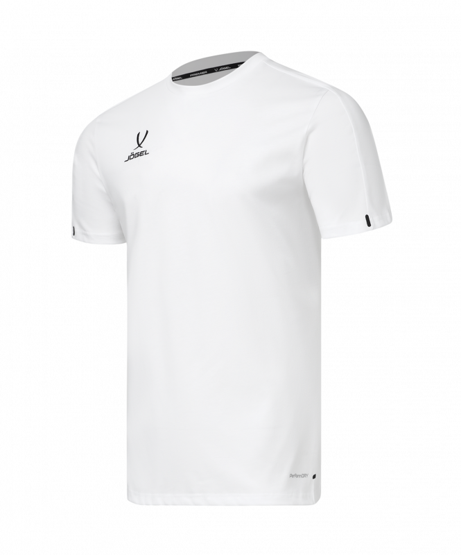Футболка тренировочная JÖGEL PREMIER PerFormDRY TRN CVC Tee, белый, размер XXL ЦБ-00005376