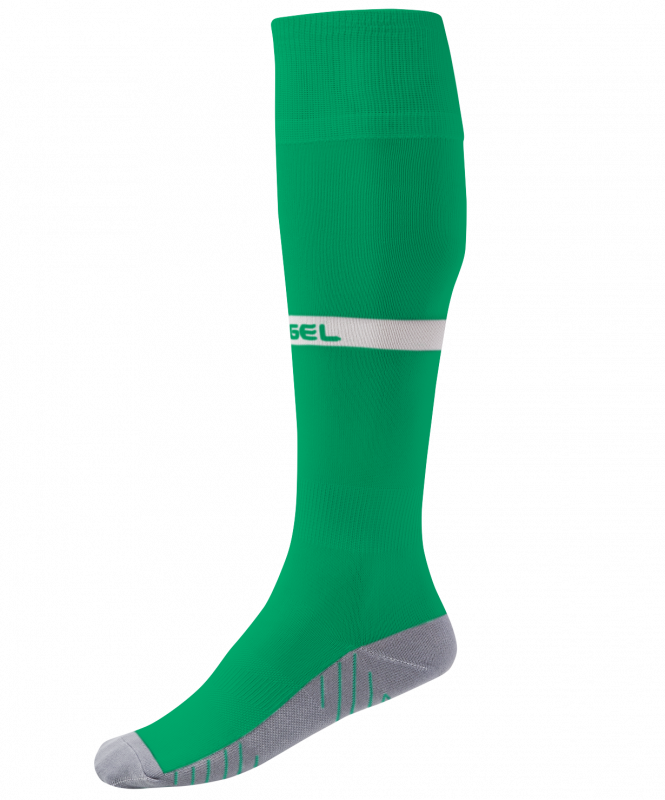 Гетры футбольные CAMP ADVANCED SOCKS, зеленый/белый, размер 35-38, Jögel УТ-00021448
