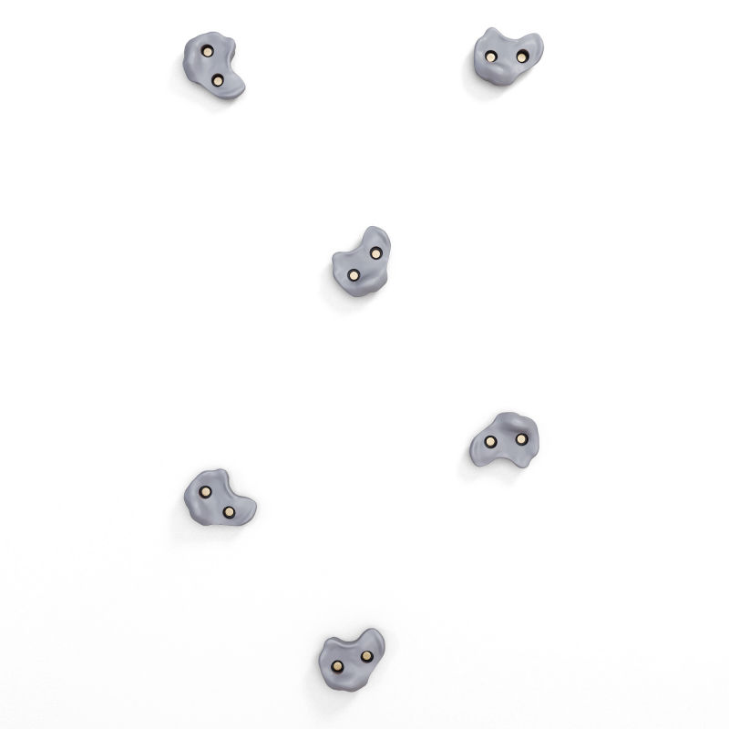Комплект зацепов для лазания 6 штук (серый) ROMANA Dop22