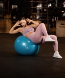 Фитбол GB-109 антивзрыв, 1000 гр, с ручным насосом, синий, 65 см, Starfit УТ-00020819