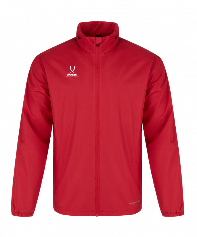 Куртка ветрозащитная DIVISION PerFormPROOF Shower Jacket, красный, размер M, Jögel ЦБ-00004621