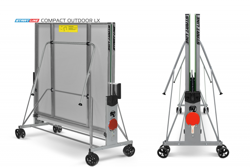 Стол теннисный Compact-2 LX Всепогодный Зелёный NEW