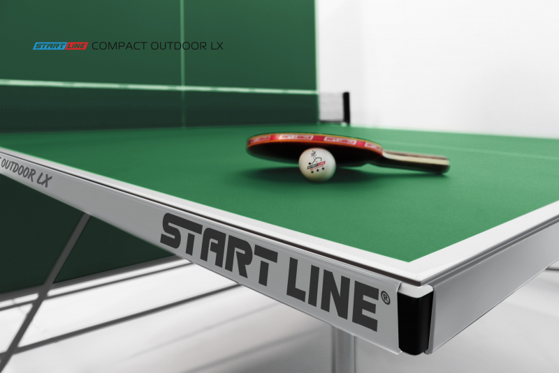 Стол теннисный Compact-2 LX Всепогодный Зелёный NEW