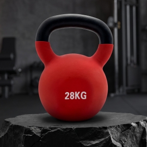 Гиря UNIX Fit виниловая 28 кг Red KBVIN28RD