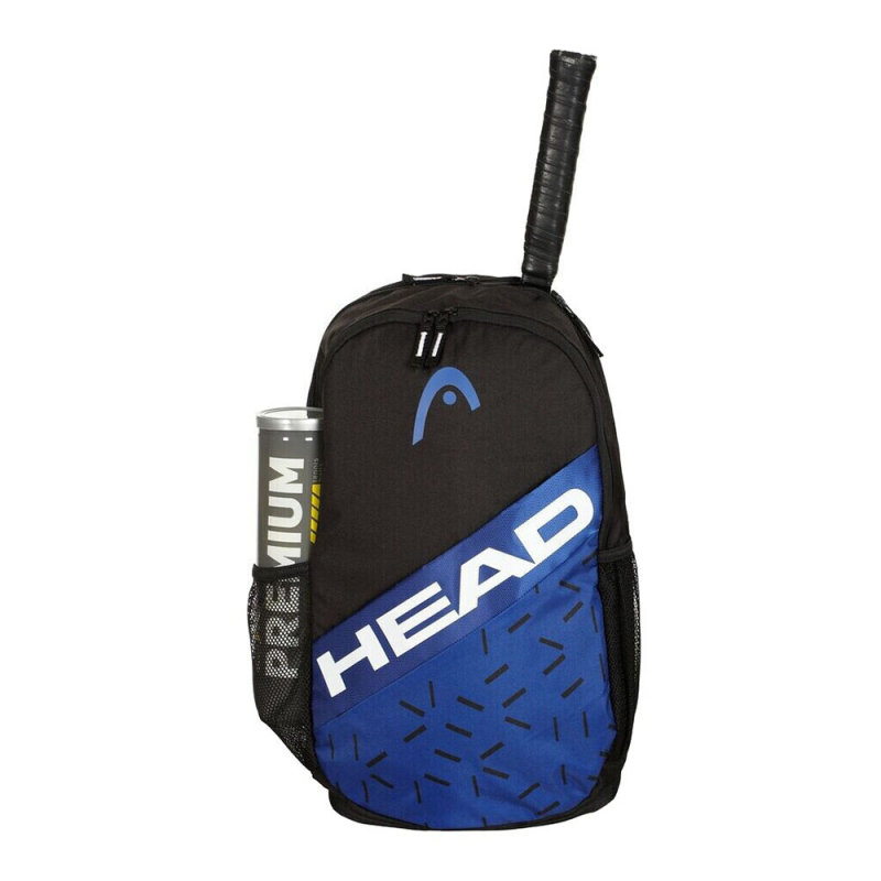 Рюкзак спорт. HEAD Team Backpack, 262344-BLBK, с карм под 1 тен.рак, черно-синий