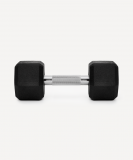 Гантель гексагональная DB-301PRO 10 кг, обрезиненная, черный, Starfit ЦБ-00003802