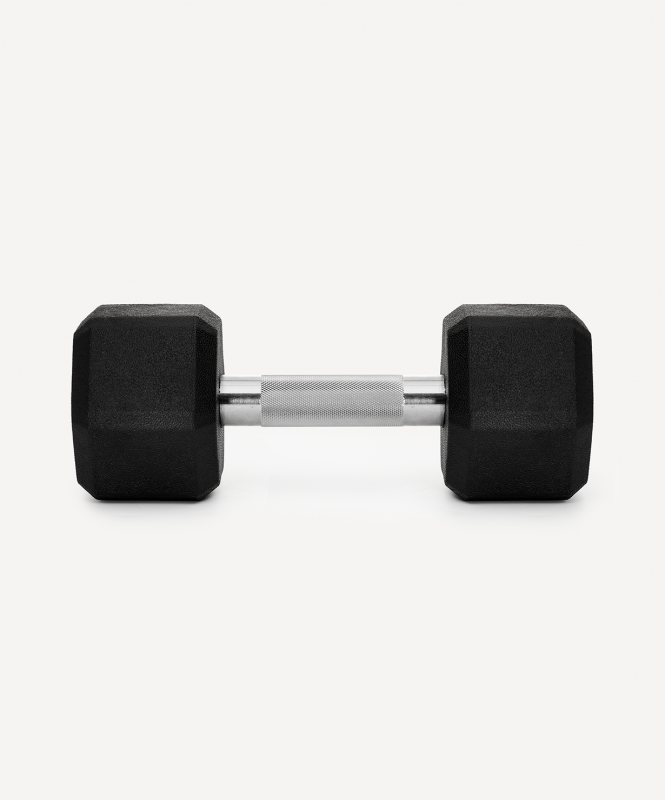 Гантель гексагональная DB-301PRO 10 кг, обрезиненная, черный, Starfit ЦБ-00003802