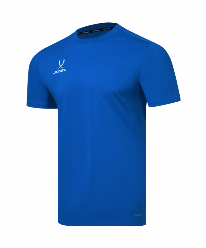 Футболка тренировочная JÖGEL PREMIER PerFormDRY TRN CVC Tee, синий, размер M ЦБ-00005386
