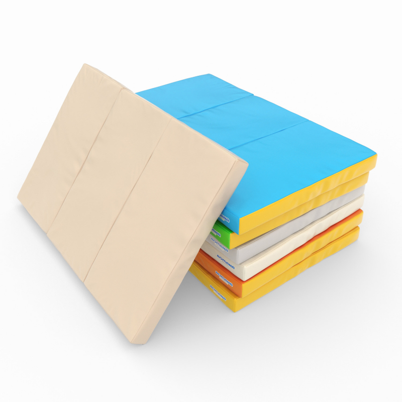 Мат (мягкий щит) Romana 1000*1500*100, в 3 сложения (желтый)