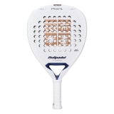 Ракетка для падела BULLPADEL Pearl 27, 497249, для проф-в, стекловолокно, карбон, бело-золотистый