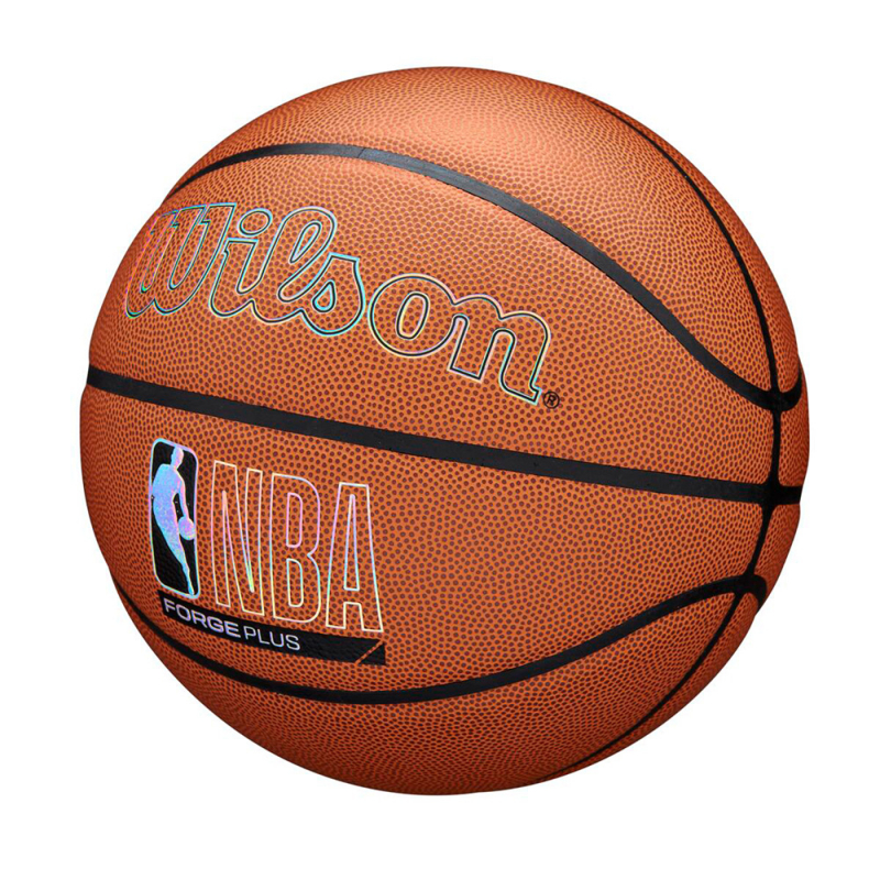 Мяч баск. WILSON NBA Forge Plus, WZ2016801XB7, размер 7, PU, бутиловая камера, коричневый