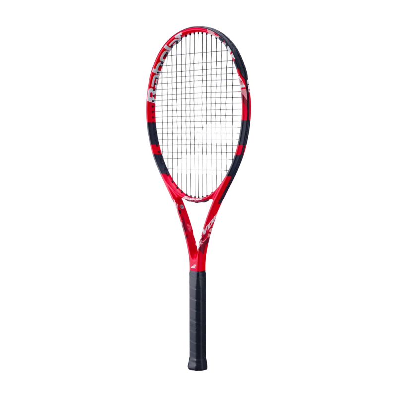 Ракетка б/т BABOLAT Evoke Team Gr2, 121269, для любит., графит, со струнами, красно-черный