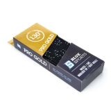Шнурки для коньков Blue Sports Pro Gold Heavy Waxed, 903011-BKWH-330, полиэстер, 330см, черно-белый