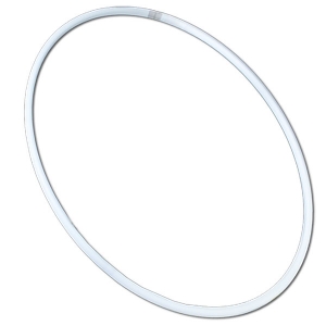 Обруч гимнастический 75см белый аналог SASAKI Дельта-фитнес