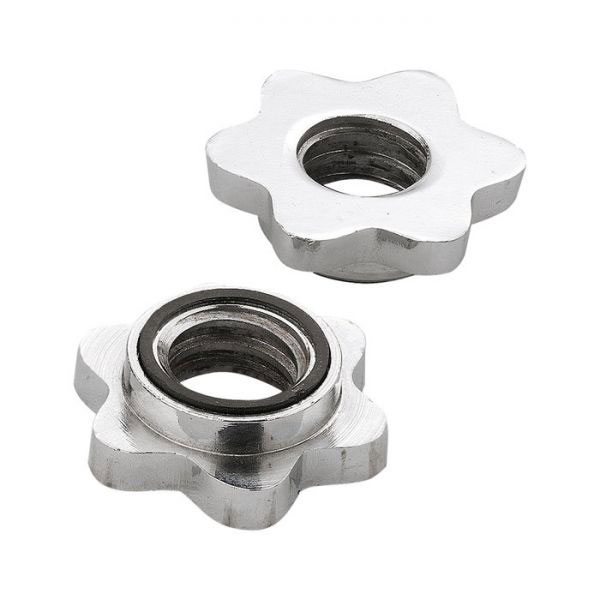 Замок гайка звёздочка для грифа штанги d 26 Дельта-фитнес CL-10-25