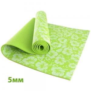 Коврик для йоги 5 мм-Зеленый 12 Спортекс HKEM113-05-GREEN