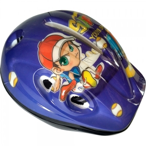 Шлем защитный JR синий Спортекс F11720-1