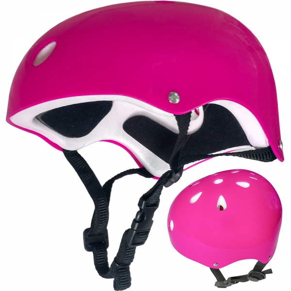 Шлем защитный универсальный JR розовый Спортекс F11721-3