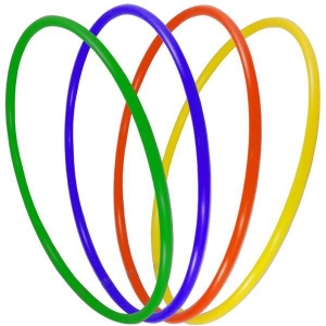 Обруч пластиковый Спорт 60см цвета-Микс d-22 Дельта-фитнес