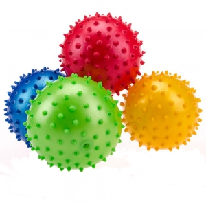 Мяч надувной массажный d-16 см. материал:ПВХ,цвета Mix:красный/синий/зеленый/розовый Спортекс F18569