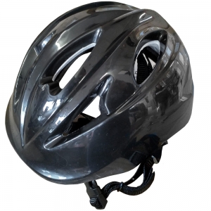 F18457 Шлем велосипедный JR черный Спортекс